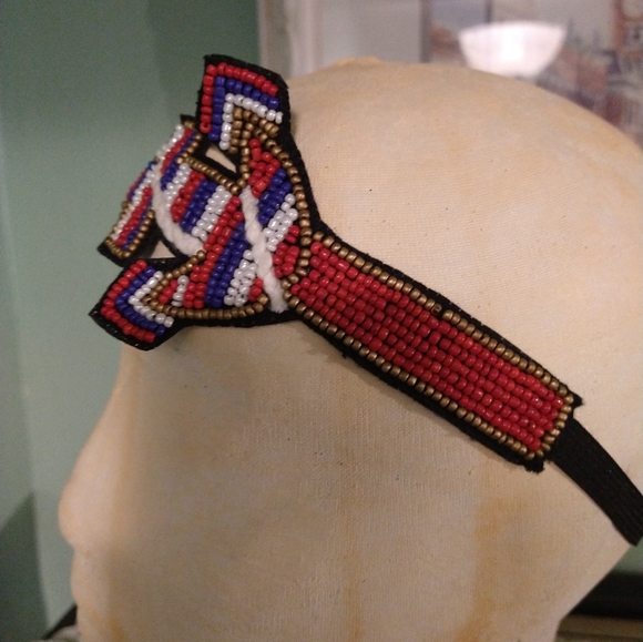 Beaded boho stretchy headband NWT - Picture 3 of 14